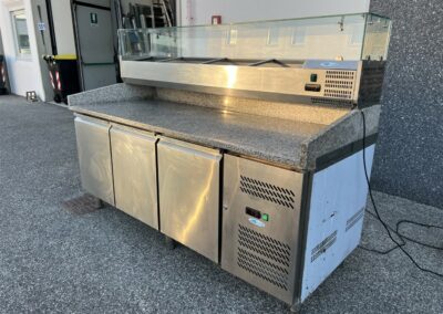 Banco pizza refrigerato 200×80